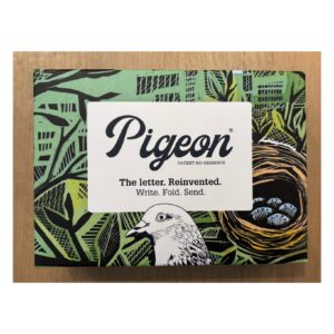 Pencil Pigeons “Write. fold. send” by Pigeon Posted "Wonderfully Wild"