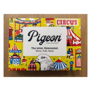 Pencil Pigeons “Write. fold. send” by Pigeon Posted "Circus"
