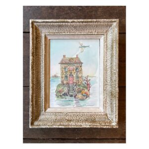 Original Framed Watercolour “Shell House”