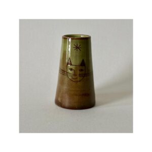 Small Vase “Green Max face”