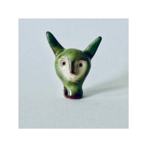 Tree Sprite 11 “Green horns + white face”