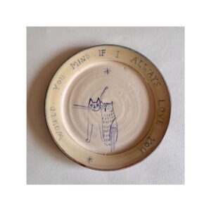 Tea Plate “Owl + Pussycat”