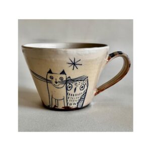 Bucket Cup “Owl + Pussycat”