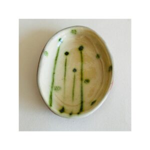 Small Oval Dish “Alliums”
