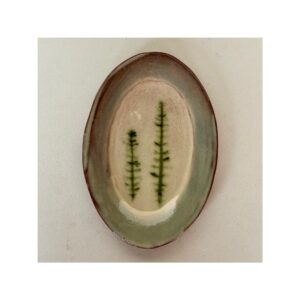 Small Oval Plate “Marestail”