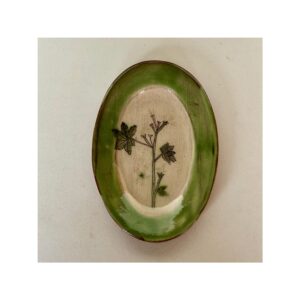 Small Oval Plate “Mallow”