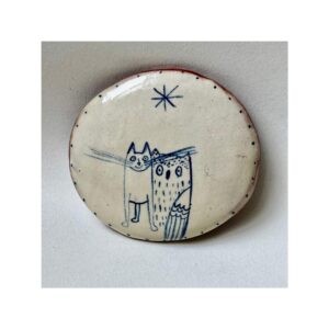 Wall Piece “Owl + Pussycat”