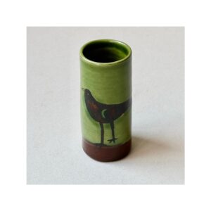 Small Vase “Blackbird + Moon”