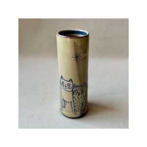 Medium Vase “Owl + Pussycat”