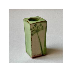 Small Cube Candleholder “Cow Parsley”