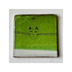 Tile “Green Max Face”
