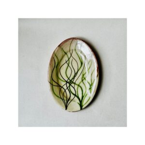 Oval Plate “Seaweed”