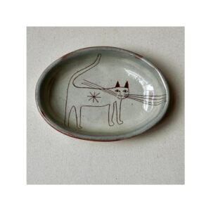 Small Oval Dish “Max Cat”