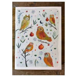 Owl Winter Notebook