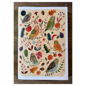Owl Autumn Notebook