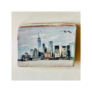 Small Wall Piece “Staten Island Ferry, Manhattan”