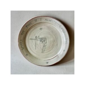 Tea Plate “Owl + Pussycat”