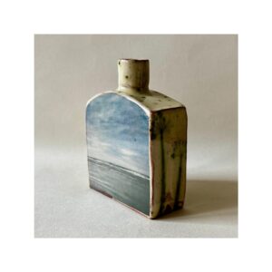 Chimney Vase “Sea Horses at Winchelsea Beach”
