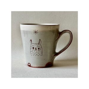 Beaker Cup “Grey Owl + Star”