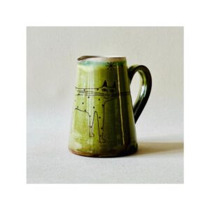 Cream Jug “Green Max Cat”