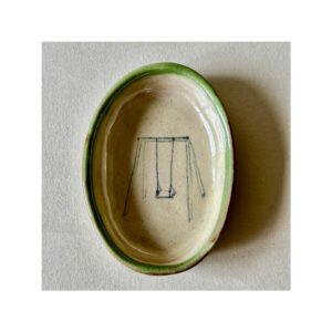 Small Oval Dish “Swing”
