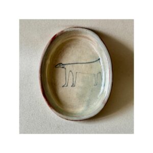 Small Oval Dish “Rupert Dog”