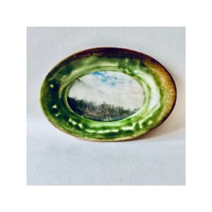 Oval Plate “New Zealand Rainforest”