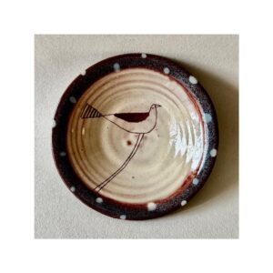 Tiny Wee Dish “Bird with spotty rim”