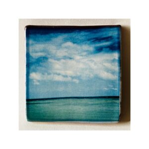 Square Tile 7 “Turquoise Sea Hastings”
