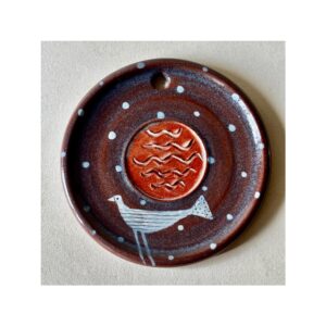 Garlic Grater “Brown + Blue Bird”
