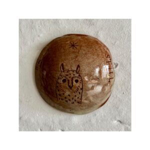 Wall Piece “Owl + Be Still”