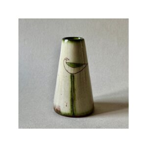 Small Vase “Green Bird”