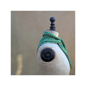 New Stripey Neckerchief “Picholine + Tourmaline”