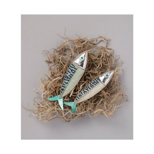 Mackerel Embroidery kit by Becky Hogg