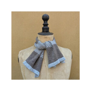 Necktie in Cashmere + Linen “Elk + Vintage”