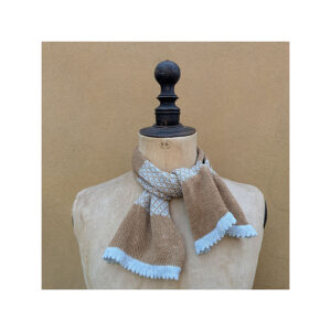 Necktie in Cashmere + Linen “Meadow + Devil’s Bit”