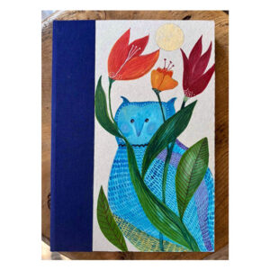 Unruled Journal  Hand painted  OWL No1