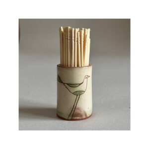 Toothpick Holder “Green Bird”
