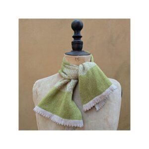 Necktie in Cashmere + Linen “Greenhouse + Natural”