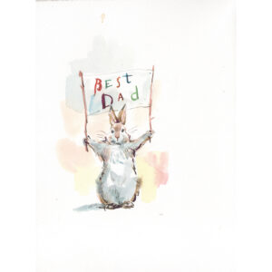 Original Watercolour “Best Dad”
