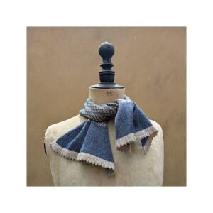 Cashmere & Linen Necktie “Selvedge + Dark Natural”