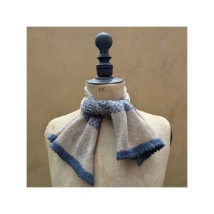 Cashmere & Linen Necktie “Dark Natural + Selvedge”