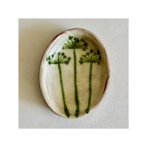 Oval Dish “Cow Parsley”