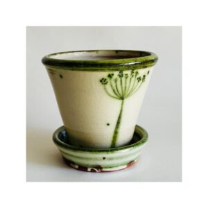 Flower Pot + Base “Cow Parsley”