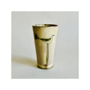 Medium Vase “Green Bird”