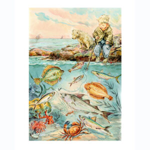PRE-ORDER PRINT “Boy + Dog Fishing”