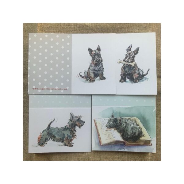 NEW Greeting Card Pack set of 8 “Malarkey and Jock”
