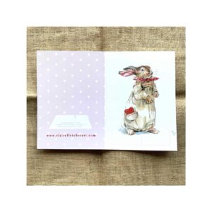 PRE-ORDER Cut-out card “Bunny”