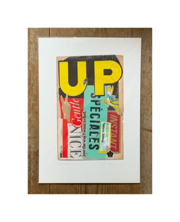 Peter Quinnell A4 print ‘UP”