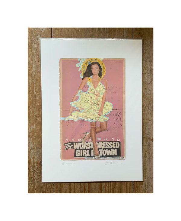 Peter Quinnell A4 print “Worst dressed girl in town”